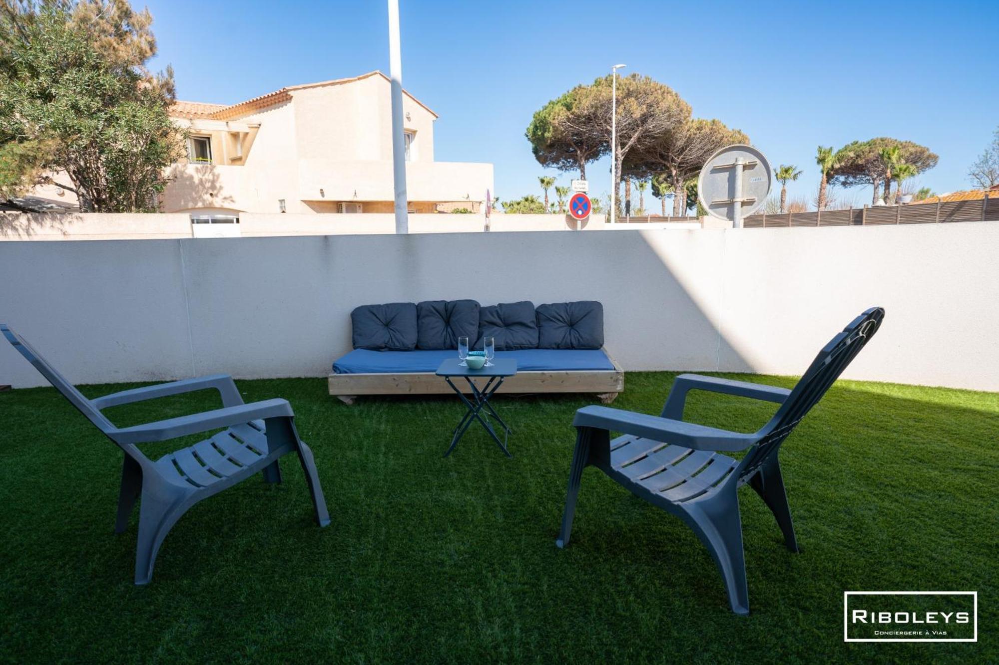 Grand T3 Neuf Climatise Avec Wifi A 100M De La Plage Vias Exteriér fotografie